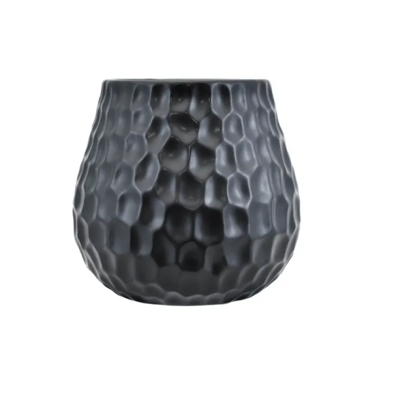 Tykwa Ceramiczna Plaster Miodu czarny