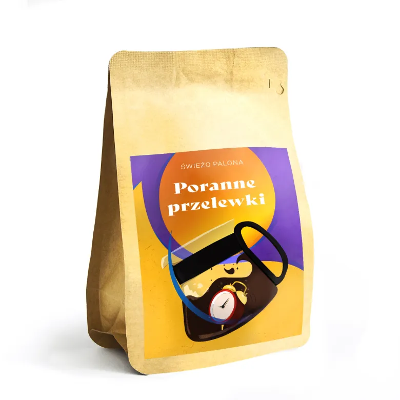 Poranne Przelewki Ethiopia Hambella Guji Anaerobic Natural kawa ziarnista waga 250g
