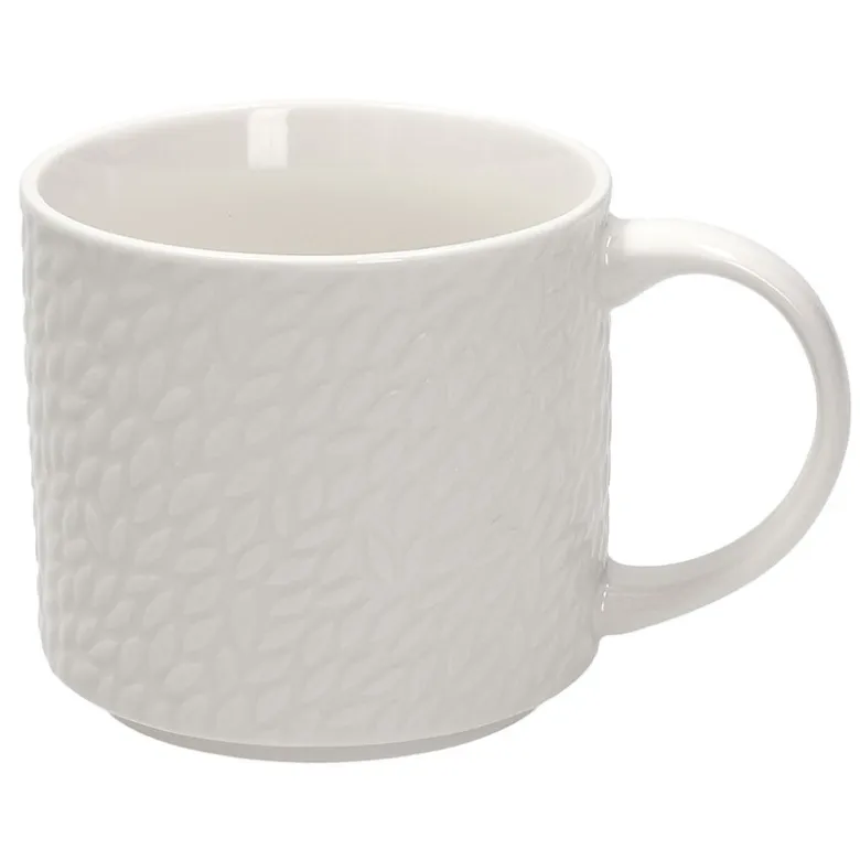 Tognana Fontebasso Relief Storm kubek porcelanowy pojemność 450 ml