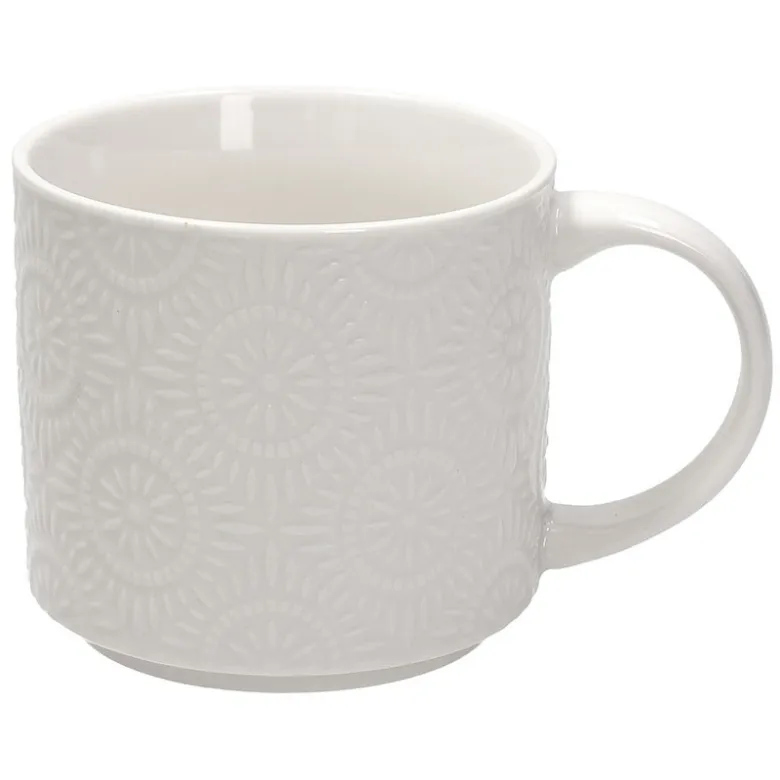 Tognana Fontebasso Relief Maiolica kubek porcelanowy pojemność 450 ml