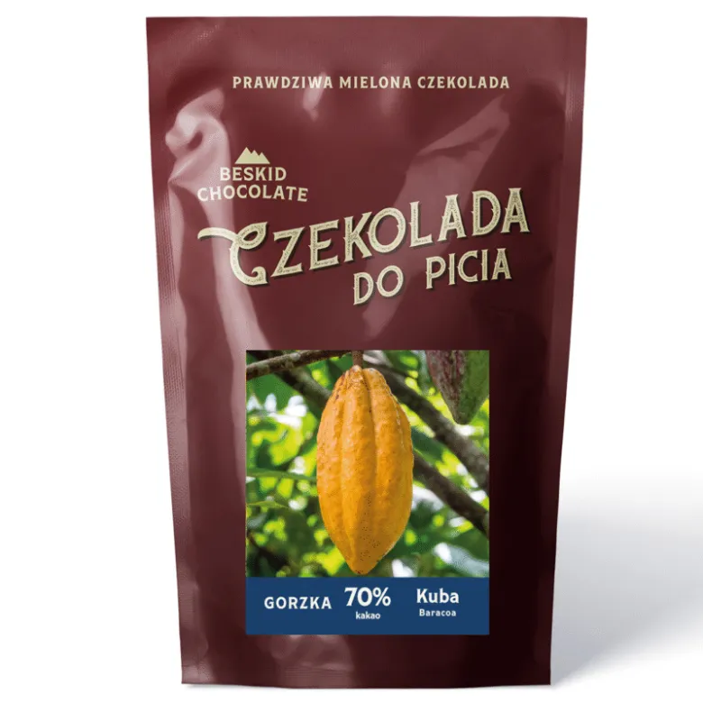 Beskid Chocolate Gorzka Czekolada do picia 70% Kuba 200 g