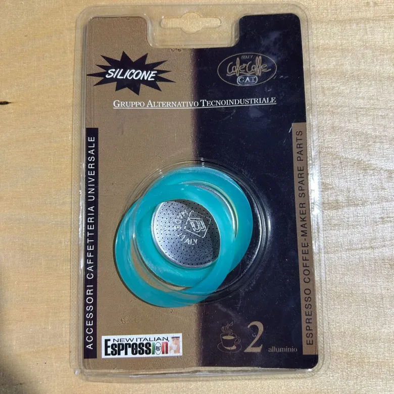 OUTLET Uszczelki silikonowe i sitko do kawiarek GAT rozmiar 2 tz - zdjęcie 1
