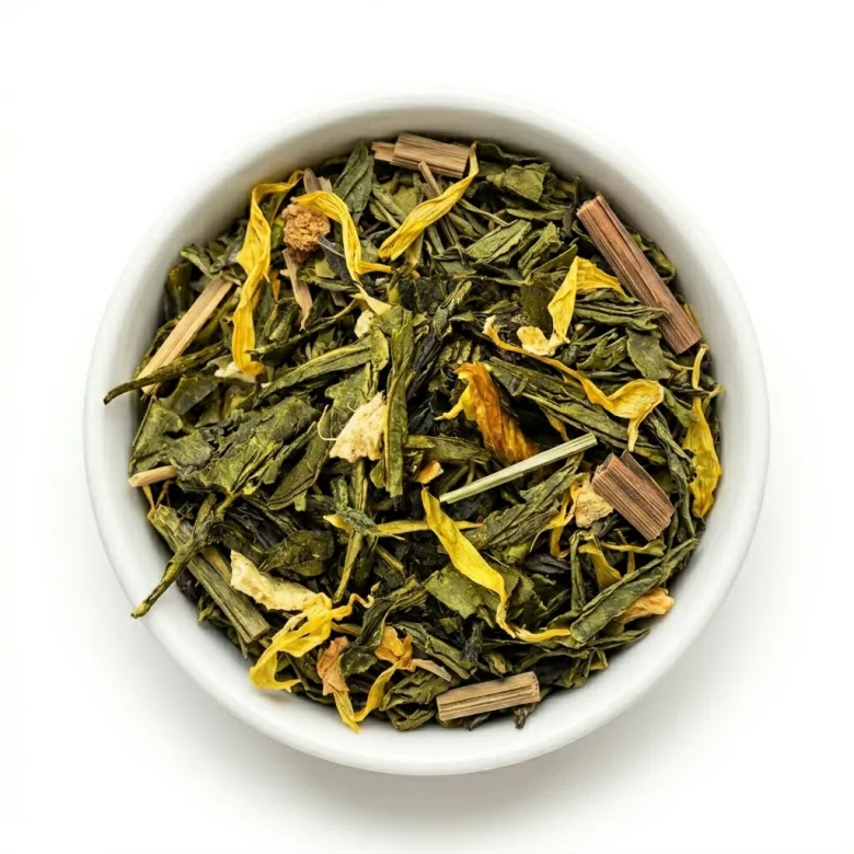 Herbatka Sencha Cytrynowo-Imbirowa waga 100 g