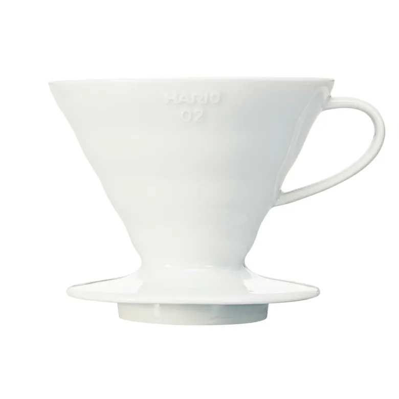 Hario dripper V60 ceramiczny biały V02 - zdjęcie 1