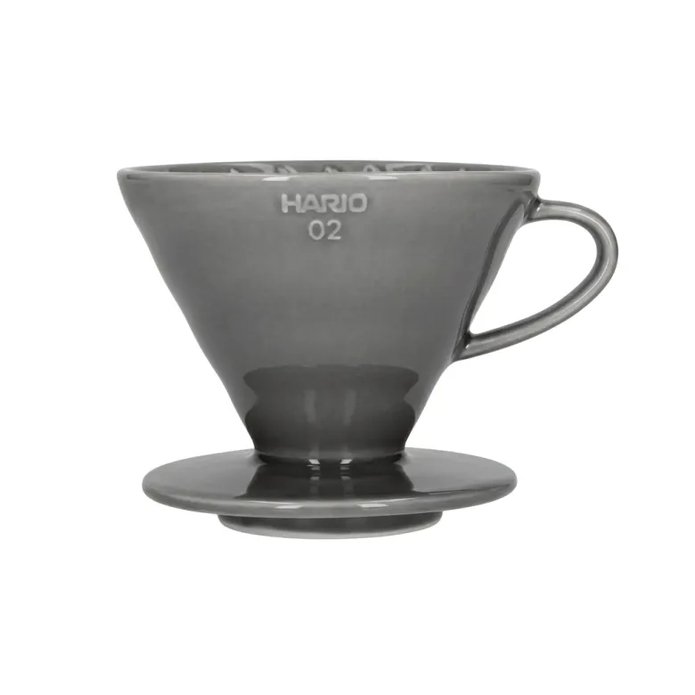 Hario dripper V60 ceramiczny szary V02 - zdjęcie 1