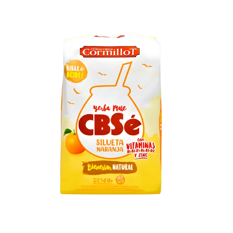 Yerba Mate CBSe Silueta Naranja 500 g