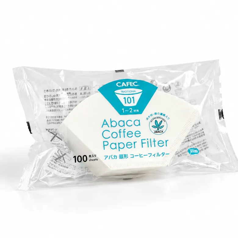 CAFEC Filtry papierowe trapezowe ABACA 100 szt. 1-2 filiżanki